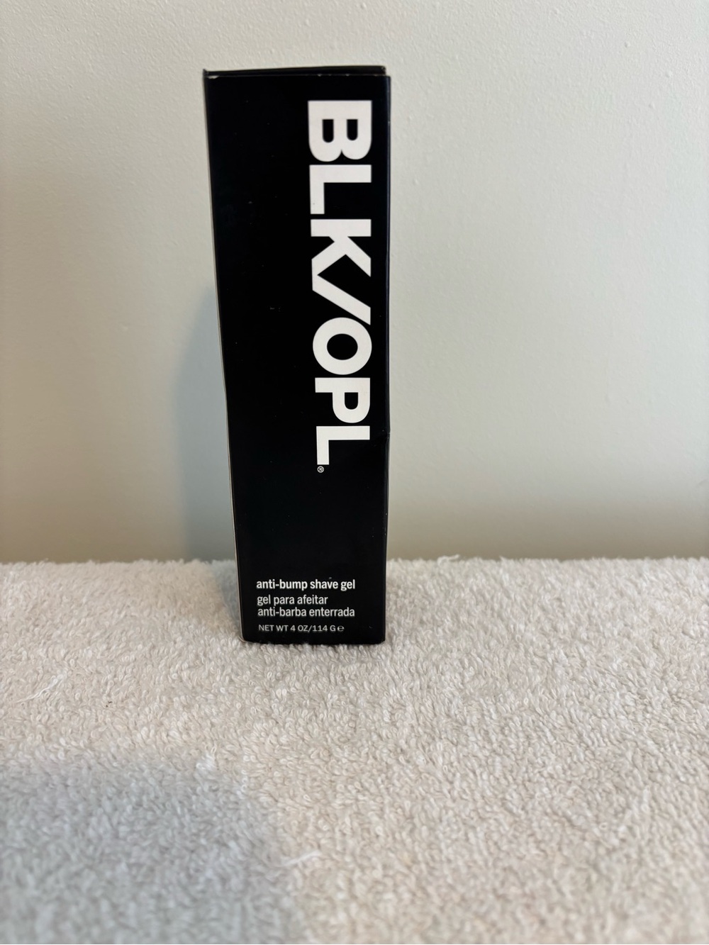 New BLK/OPL anti bump shave gel